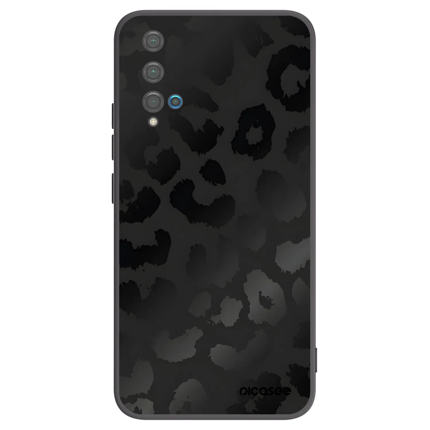 Picasee fekete szilikon tok az alábbi mobiltelefonokra Huawei Nova 5T - Midnight Leopard