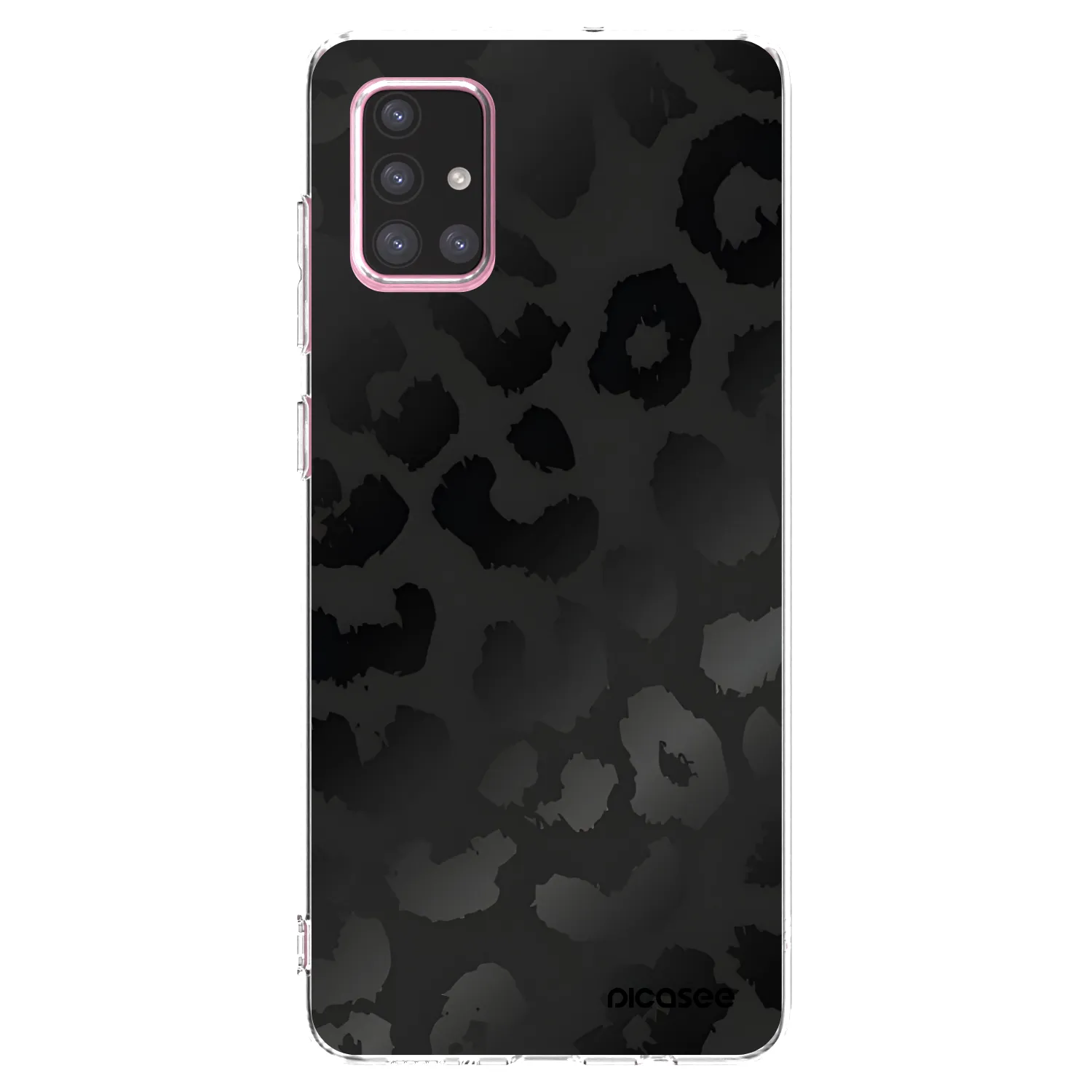 Picasee átlátszó szilikon tok az alábbi mobiltelefonokra Samsung Galaxy A71 A715F - Midnight Leopard