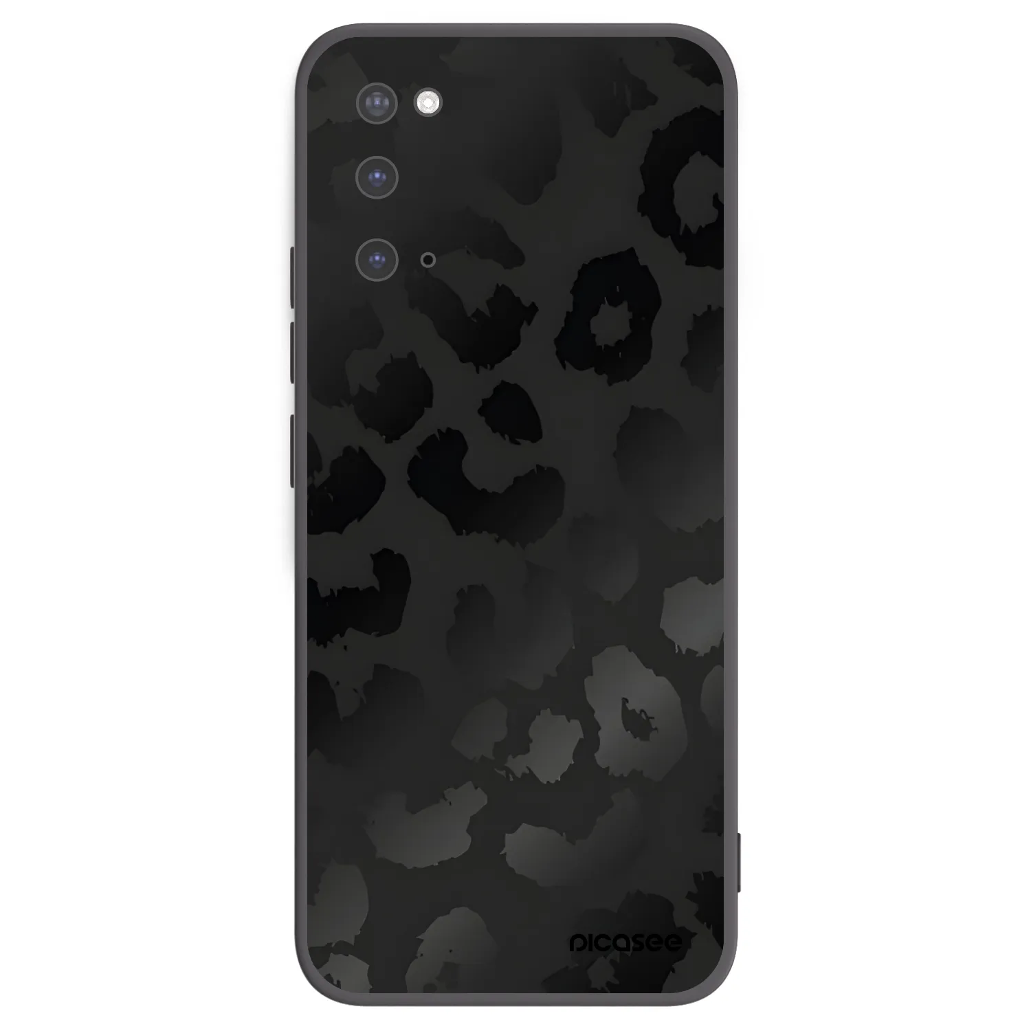 Picasee fekete szilikon tok az alábbi mobiltelefonokra Samsung Galaxy S20 G980F - Midnight Leopard