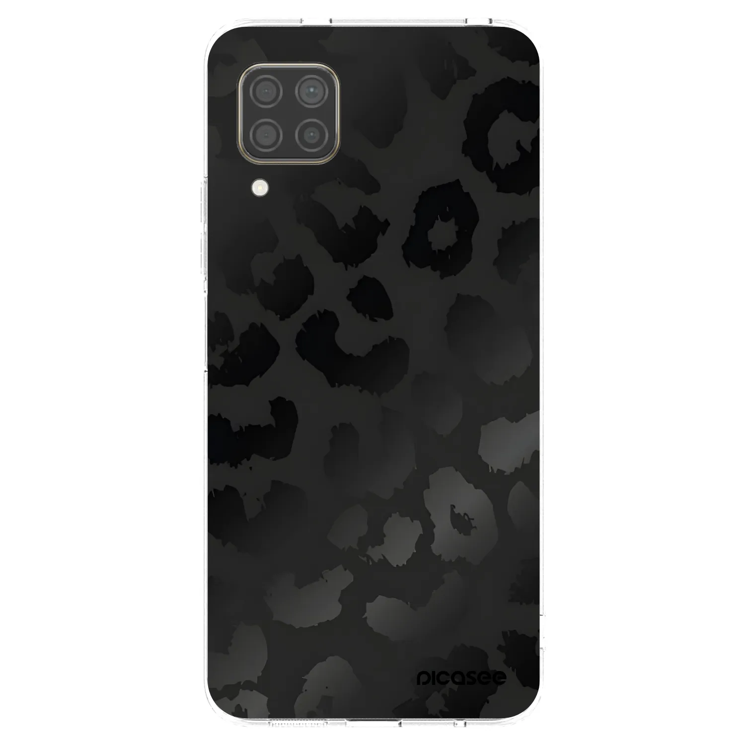 Picasee átlátszó szilikon tok az alábbi mobiltelefonokra Huawei P40 Lite - Midnight Leopard