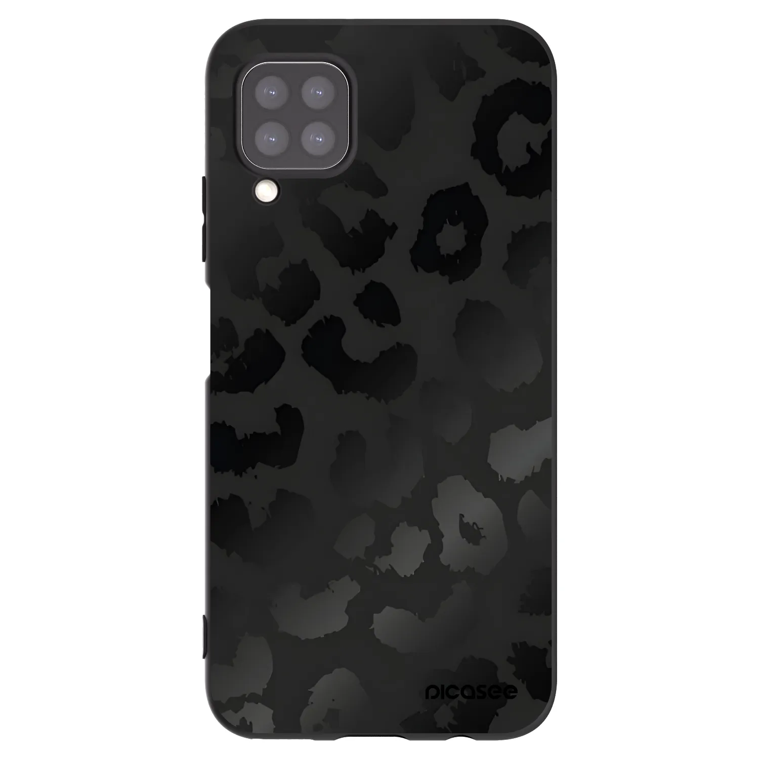 Picasee fekete szilikon tok az alábbi mobiltelefonokra Huawei P40 Lite - Midnight Leopard