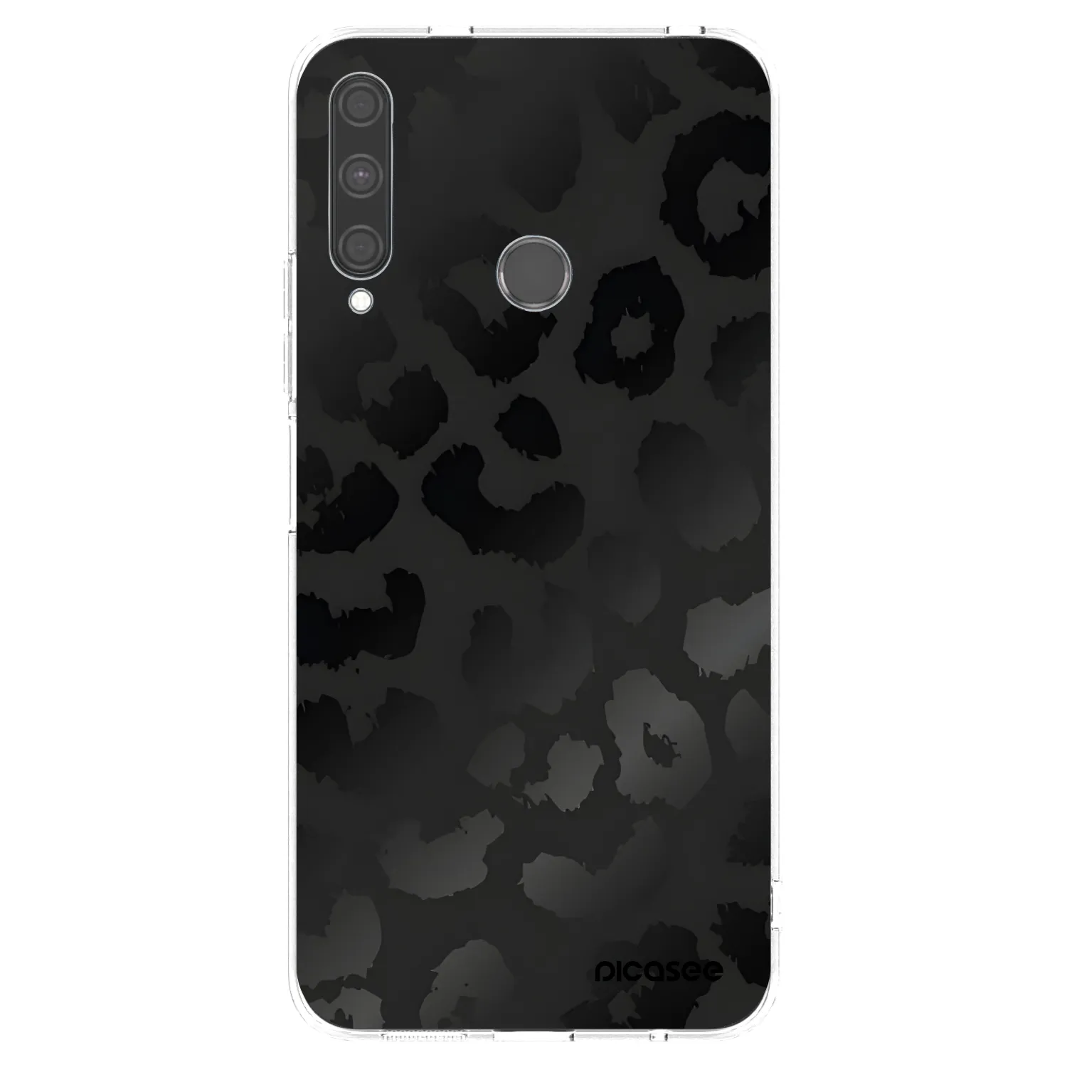 Picasee átlátszó szilikon tok az alábbi mobiltelefonokra Huawei P40 Lite E - Midnight Leopard