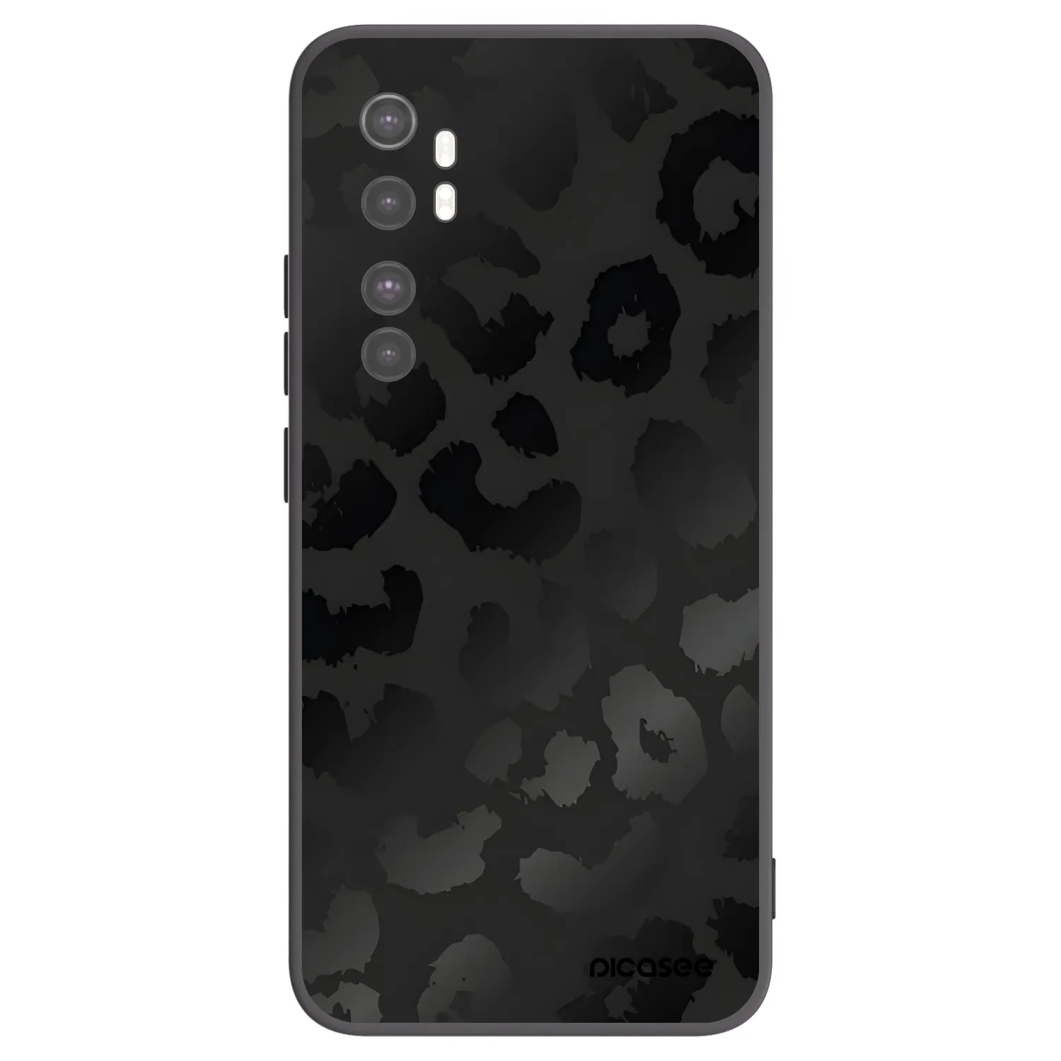 Picasee fekete szilikon tok az alábbi mobiltelefonokra Xiaomi Mi Note 10 Lite - Midnight Leopard