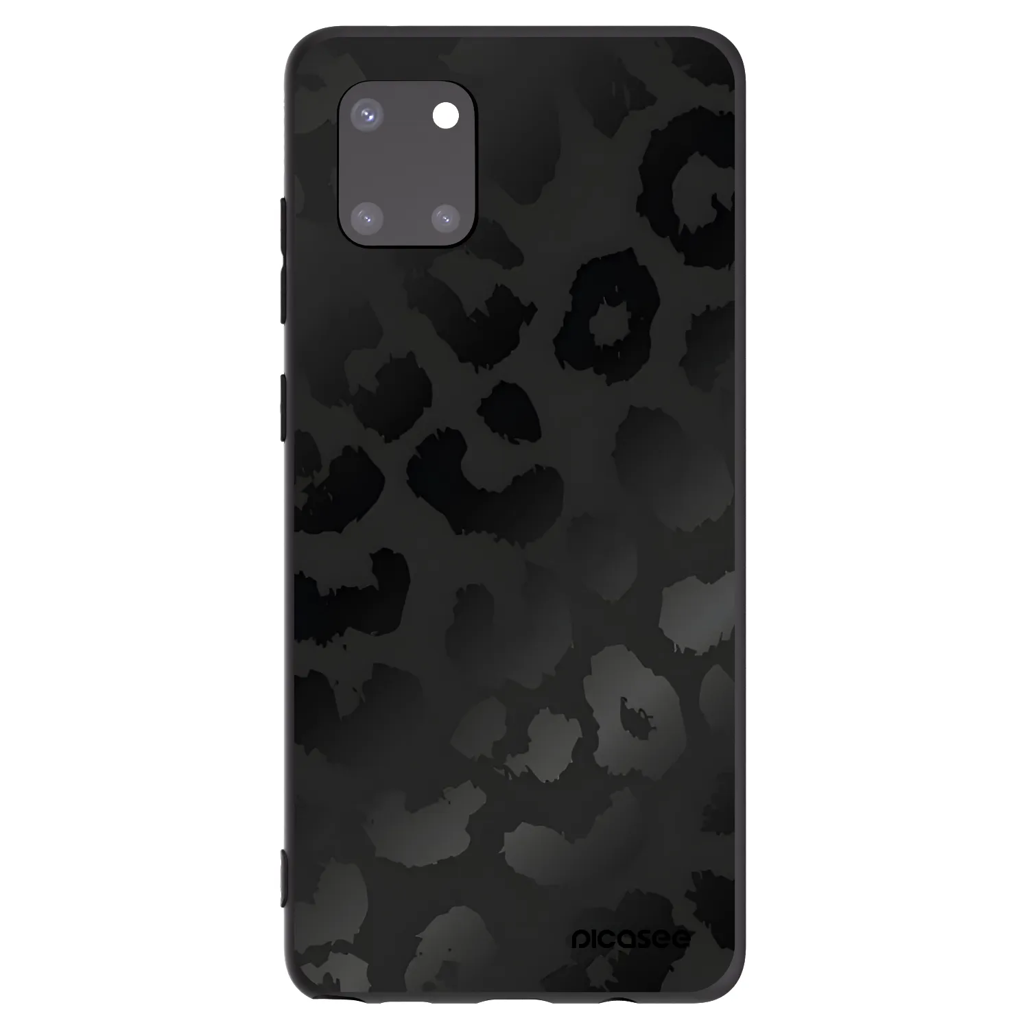 Picasee fekete szilikon tok az alábbi mobiltelefonokra Samsung Galaxy Note 10 Lite N770F - Midnight Leopard