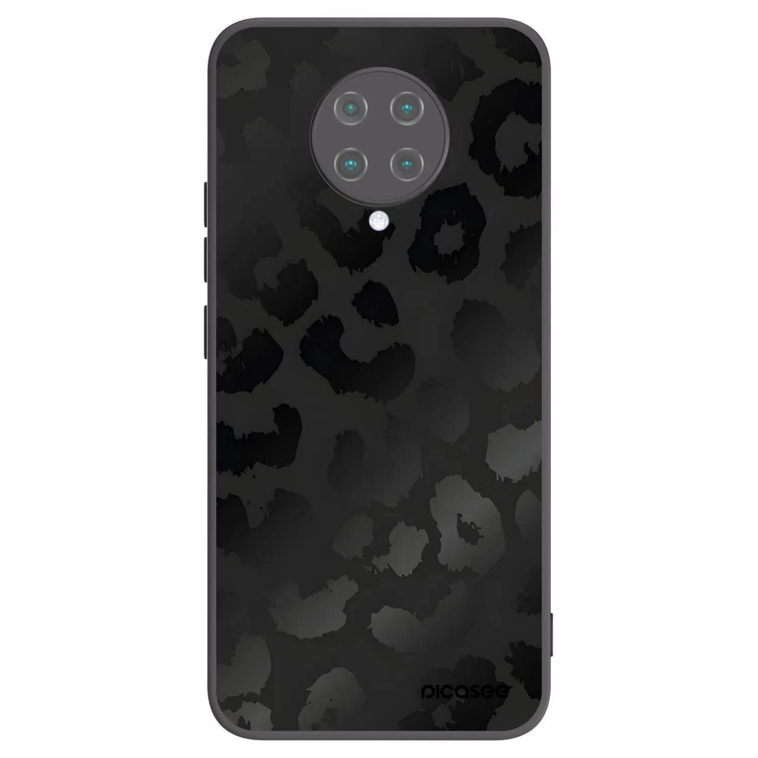 Picasee fekete szilikon tok az alábbi mobiltelefonokra Xiaomi Poco F2 Pro - Midnight Leopard