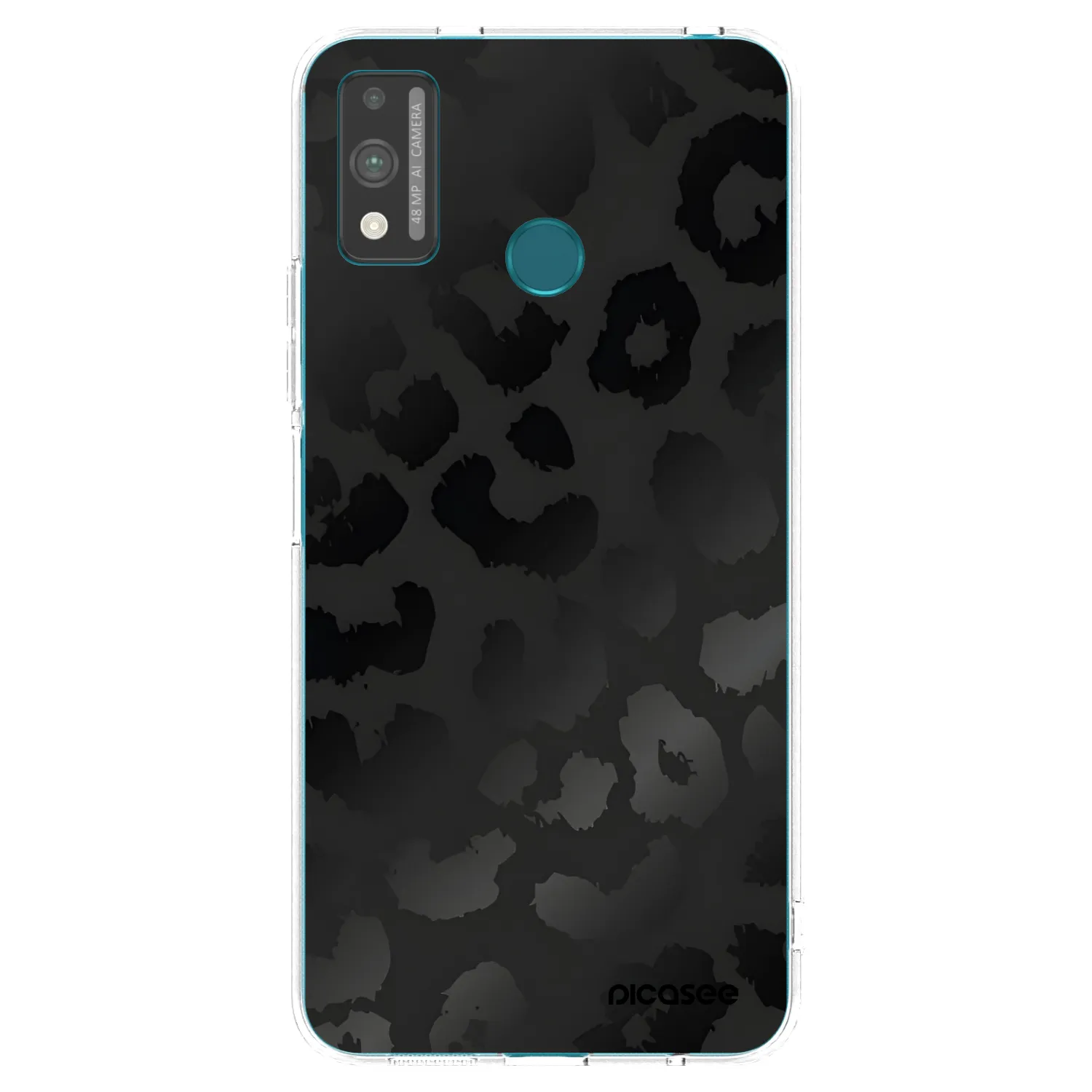 Picasee átlátszó szilikon tok az alábbi mobiltelefonokra Honor 9X Lite - Midnight Leopard