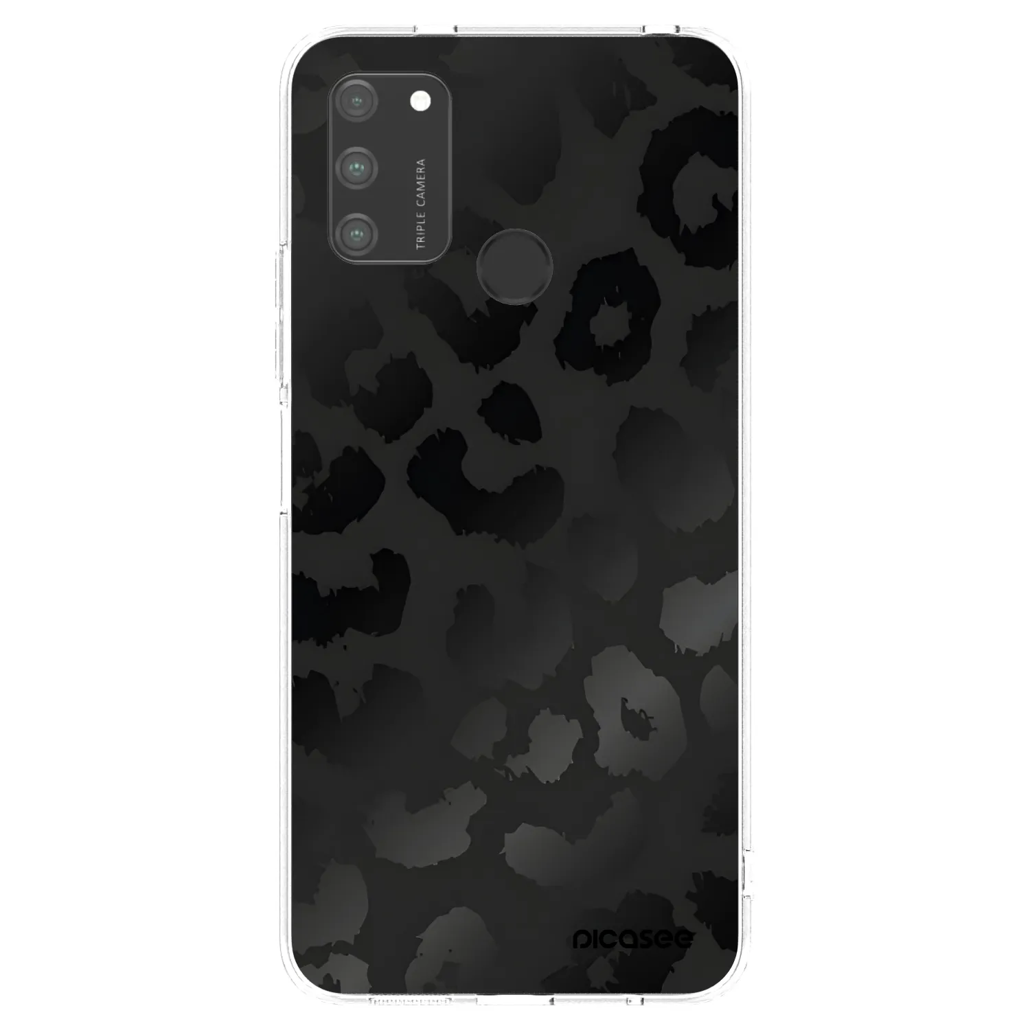 Picasee átlátszó szilikon tok az alábbi mobiltelefonokra Honor 9A - Midnight Leopard