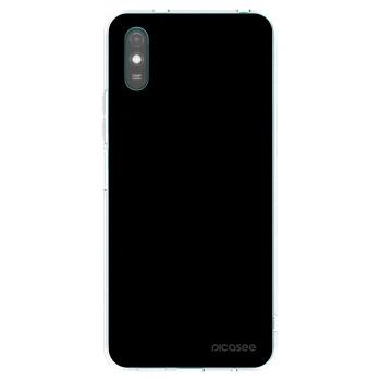 Picasee átlátszó szilikon tok az alábbi mobiltelefonokra Xiaomi Redmi 9A - Black Bliss