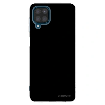 Picasee átlátszó szilikon tok az alábbi mobiltelefonokra Samsung Galaxy A12 A125F - Black Bliss