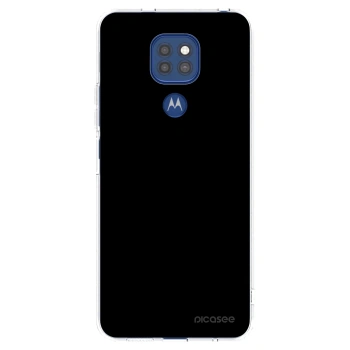 Picasee átlátszó szilikon tok az alábbi mobiltelefonokra Motorola Moto G9 Play - Black Bliss