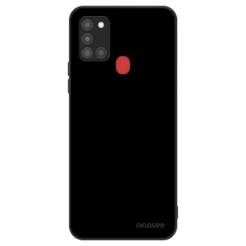 Szilikon tok erre a típusra Samsung Galaxy A21s - Black Bliss