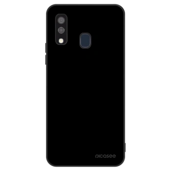 Szilikon tok erre a típusra Samsung Galaxy A40 A405F - Black Bliss