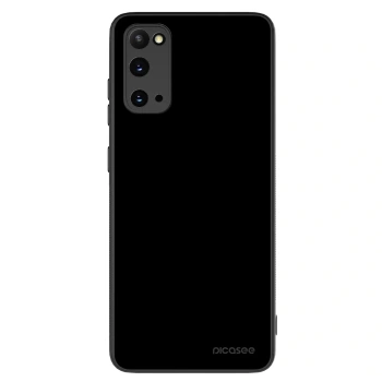 Szilikon tok erre a típusra Samsung Galaxy S20 G980F - Black Bliss