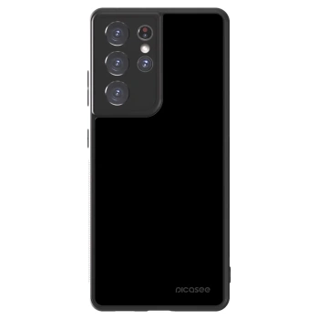 Szilikon tok erre a típusra Samsung Galaxy S21 Ultra 5G G998B - Black Bliss