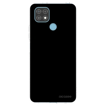 Picasee átlátszó szilikon tok az alábbi mobiltelefonokra Realme C21 - Black Bliss