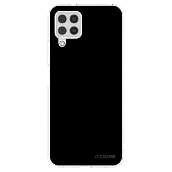 Picasee átlátszó szilikon tok az alábbi mobiltelefonokra Samsung Galaxy A22 A225F 4G - Black Bliss
