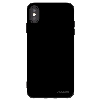 Picasee fekete szilikon tok az alábbi mobiltelefonokra Apple iPhone XS Max - Black Bliss