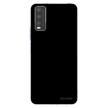Picasee átlátszó szilikon tok az alábbi mobiltelefonokra Vivo Y20s - Black Bliss