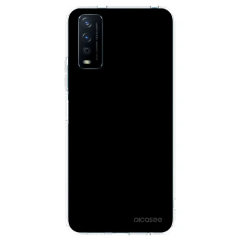 Picasee átlátszó szilikon tok az alábbi mobiltelefonokra Vivo Y11s - Black Bliss