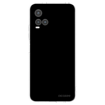 Picasee átlátszó szilikon tok az alábbi mobiltelefonokra Vivo Y33s - Black Bliss
