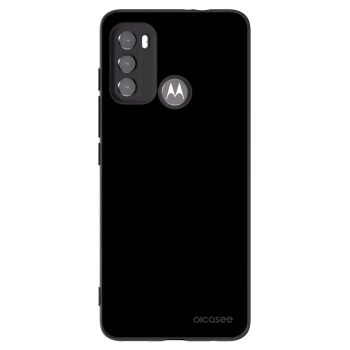 Picasee fekete szilikon tok az alábbi mobiltelefonokra Motorola Moto G60 - Black Bliss