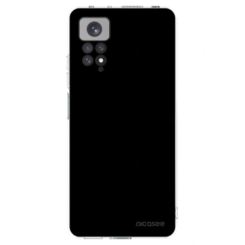 Picasee átlátszó szilikon tok az alábbi mobiltelefonokra Xiaomi Redmi Note 11 - Black Bliss