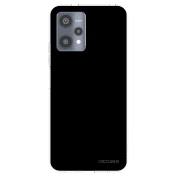 Picasee átlátszó szilikon tok az alábbi mobiltelefonokra Realme 9 Pro 5G - Black Bliss