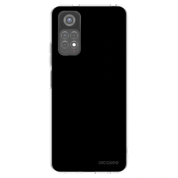 Picasee átlátszó szilikon tok az alábbi mobiltelefonokra Xiaomi Redmi Note 11S 5G - Black Bliss