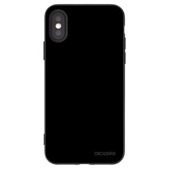 Picasee fekete szilikon tok az alábbi mobiltelefonokra Apple iPhone X/XS - Black Bliss