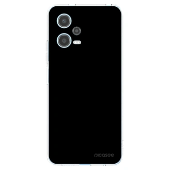 Picasee átlátszó szilikon tok az alábbi mobiltelefonokra Xiaomi Redmi Note 12 5G - Black Bliss