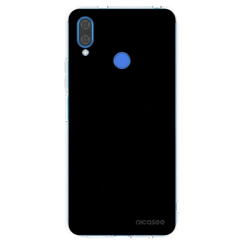 Picasee átlátszó szilikon tok az alábbi mobiltelefonokra Huawei Nova 3i - Black Bliss