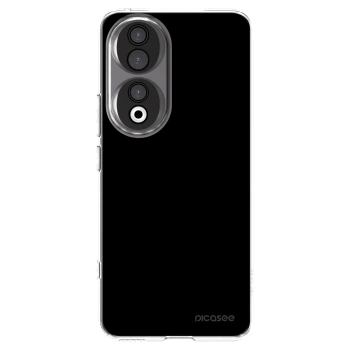 Picasee átlátszó szilikon tok az alábbi mobiltelefonokra Honor 90 5G - Black Bliss