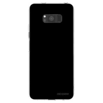 Picasee átlátszó szilikon tok az alábbi mobiltelefonokra Samsung Galaxy S8 G950F - Black Bliss