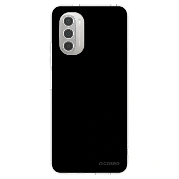 Picasee átlátszó szilikon tok az alábbi mobiltelefonokra Motorola Moto G51 - Black Bliss