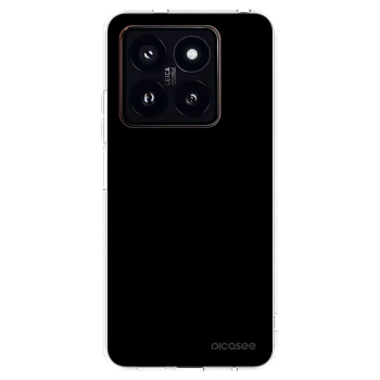Picasee átlátszó szilikon tok az alábbi mobiltelefonokra Xiaomi 14 Pro - Black Bliss