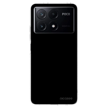 Picasee átlátszó szilikon tok az alábbi mobiltelefonokra Xiaomi Poco X6 Pro - Black Bliss
