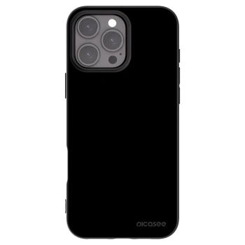 Picasee fekete szilikon tok az alábbi mobiltelefonokra Apple iPhone 16 Pro Max - Black Bliss