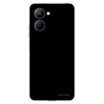 Picasee átlátszó szilikon tok az alábbi mobiltelefonokra Realme C33 (2023) - Black Bliss