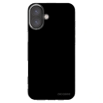 Picasee átlátszó szilikon tok az alábbi mobiltelefonokra Apple iPhone 16 Plus - Black Bliss
