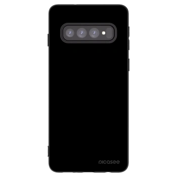 Picasee fekete szilikon tok az alábbi mobiltelefonokra Samsung Galaxy S10 G973 - Black Bliss