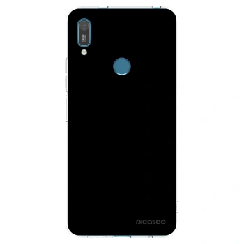 Picasee átlátszó szilikon tok az alábbi mobiltelefonokra Huawei Y7 2019 - Black Bliss