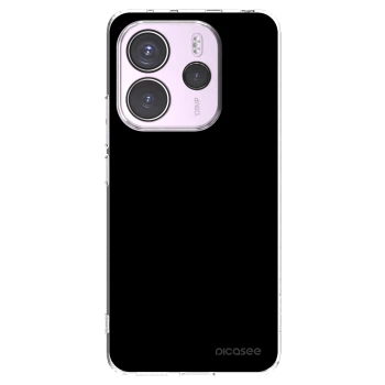 Picasee átlátszó szilikon tok az alábbi mobiltelefonokra Xiaomi Redmi Note 14 4G - Black Bliss