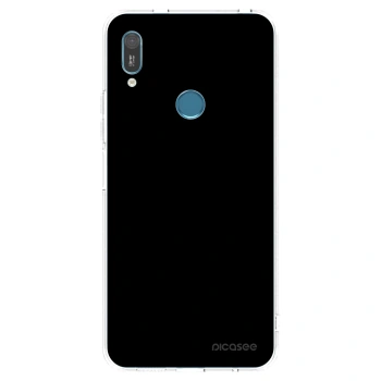 Picasee átlátszó szilikon tok az alábbi mobiltelefonokra Huawei Y6 2019 - Black Bliss