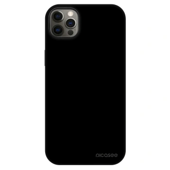 Szilikon tok erre a típusra Apple iPhone 12 Pro Max - Black Bliss