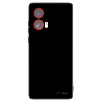 Picasee fekete szilikon tok az alábbi mobiltelefonokra Motorola Edge 50 Fusion - Black Bliss