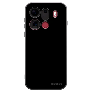 Picasee fekete szilikon tok az alábbi mobiltelefonokra OPPO Find X9 Pro - Black Bliss