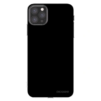 Picasee átlátszó szilikon tok az alábbi mobiltelefonokra Apple iPhone 11 Pro Max - Black Bliss