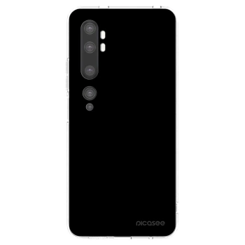 Picasee átlátszó szilikon tok az alábbi mobiltelefonokra Xiaomi Mi Note 10 (Pro) - Black Bliss