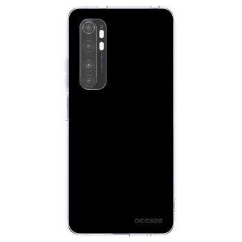Picasee átlátszó szilikon tok az alábbi mobiltelefonokra Xiaomi Mi Note 10 Lite - Black Bliss