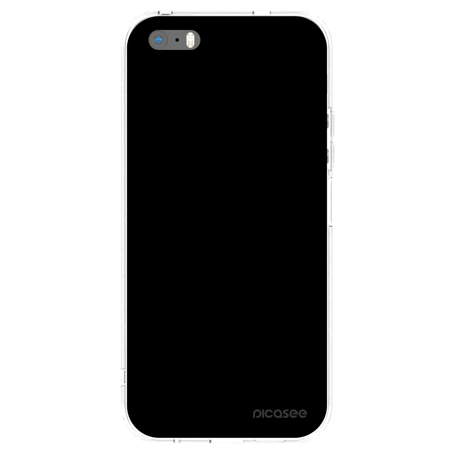 Picasee átlátszó szilikon tok az alábbi mobiltelefonokra Apple iPhone 6 Plus/6S Plus - Black Bliss